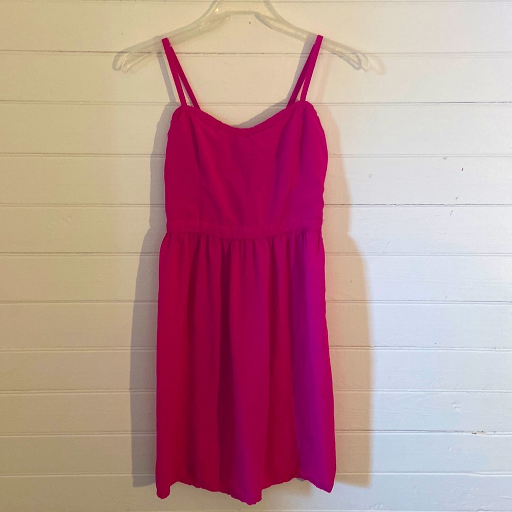 Old Navy SMALL hot pink dress